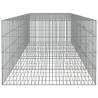 5-Panel Rabbit Cage - Galvanised Iron | Hipomarket UK