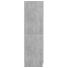 Wardrobe Concrete Grey - Chic Storage Solution | Hipomarket