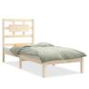 Solid Wood Bed Frame 75x190 cm Small Single - HipoMarket