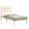 Solid Wood Bed Frame 75x190 cm Small Single - HipoMarket