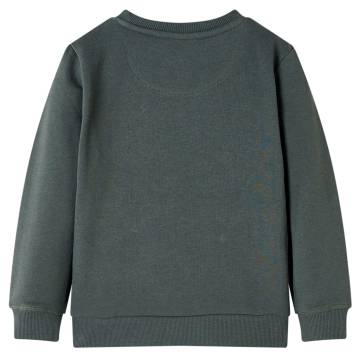 Kids' Dark Khaki Sweatshirt 140 - Stylish & Comfortable Wear