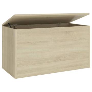 Sonoma Oak Storage Chest - Versatile & Stylish | Hipo Market