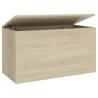 Sonoma Oak Storage Chest - Versatile & Stylish | Hipo Market