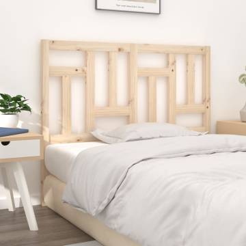 Solid Pine Wood Bed Headboard 185.5x4x100 cm | Hipomarket