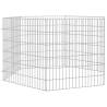 6-Panel Rabbit Cage - Galvanised Iron - Spacious & Durable