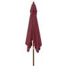 Garden Parasol Bordeaux Red 300x300 cm - UV Protection