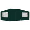 Professional Party Tent with Side Walls 4x6 m Green 90 g/m? Colour green Size 4 x 6 m Quantity in Package 1 