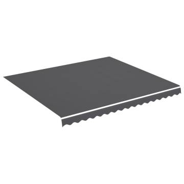 Replacement Awning Fabric Anthracite 4x3.5m - Durable & Stylish