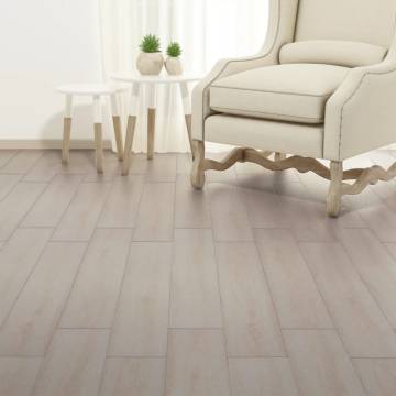 Self-adhesive PVC Flooring Planks - Oak Classic White 5.21 m²