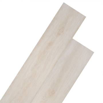 Self-adhesive PVC Flooring Planks - Oak Classic White 5.21 m²