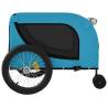 Durable Blue & Black Pet Bike Trailer - Comfort & Safety