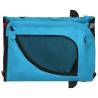 Durable Blue & Black Pet Bike Trailer - Comfort & Safety