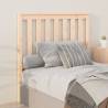 Bed Headboard 106x6x101 cm Solid Wood Pine Colour natural Size 106 x 101 cm Quantity in Package 1 