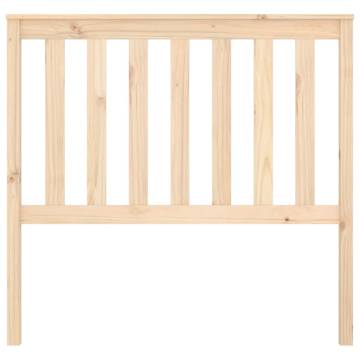 Stylish Solid Wood Pine Bed Headboard - 106x6x101 cm