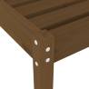 Sun Lounger Honey Brown | Solid Pine, Adjustable Backrest