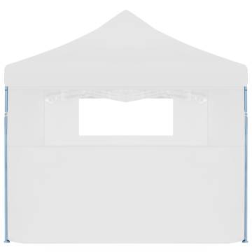 Folding Pop-up Party Tent 3x9m White with 5 Sidewalls