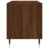 Record Cabinet Brown Oak | Stylish Vinyl Storage 100x38x48 cm