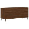 Record Cabinet Brown Oak | Stylish Vinyl Storage 100x38x48 cm