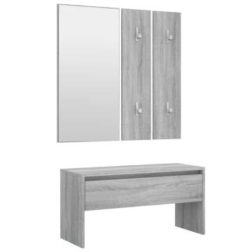 Hallway Furniture Set - Grey Sonoma Engineered Wood