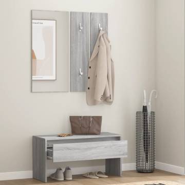 Hallway Furniture Set - Grey Sonoma Engineered Wood