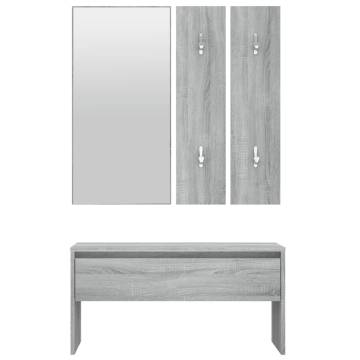 Hallway Furniture Set - Grey Sonoma Engineered Wood