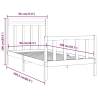 White Solid Pine Bed Frame 90x200 cm | Hipomarket