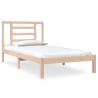 Solid Wood Pine Bed Frame 90x190 cm Single - HipoMarket