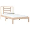 Solid Wood Pine Bed Frame 90x190 cm Single - HipoMarket