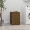 Laundry Box Honey Brown 44x44x66 cm - Solid Wood Pine