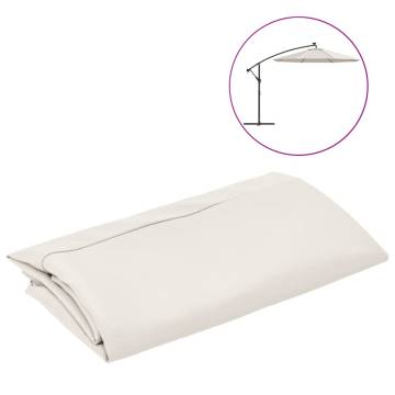 Replacement Fabric for Cantilever Umbrella - Sand White 300 cm