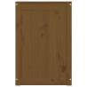 Laundry Box Honey Brown 44x44x66 cm - Solid Wood Pine