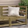 Garden Sofa Corner - Impregnated Pine Wood - 70x70x67 cm