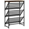 Shoe Rack Smoked Oak 60x30x85 cm - Stylish Storage Solution