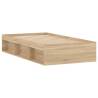 Sonoma Oak Bed Frame 100x200 cm - Modern & Stylish Design