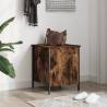 Storage Bench Smoked Oak - Stylish & Functional | HipoMarket