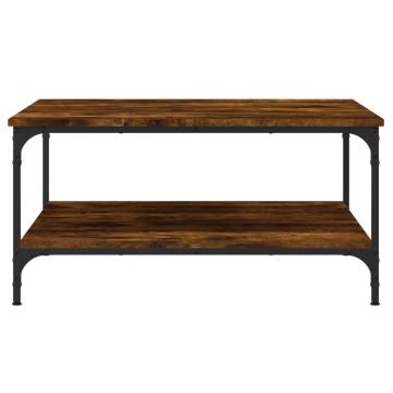 Stylish Smoked Oak Coffee Table - 80x80 cm | HipoMarket