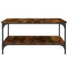 Stylish Smoked Oak Coffee Table - 80x80 cm | HipoMarket