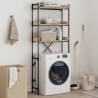 Washing Machine Shelf Sonoma Oak 67x25x163 cm Engineered Wood Colour sonoma oak Number of 1 