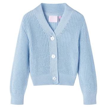 Kids' Blue Knitted Cardigan - Size 140 | Affordable Quality