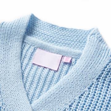 Kids' Blue Knitted Cardigan - Size 140 | Affordable Quality