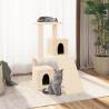 Cat Tree with Sisal Scratching Posts Cream 82 cm Colour cream 