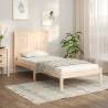 Bed Frame Solid Wood Pine 90x200 cm Colour natural Size 90 x 200 cm 