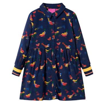 Kids' Long Sleeve Dress Navy 104 - Affordable Quality Wear