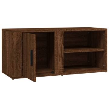 Brown Oak TV Cabinet - Stylish & Practical Storage Solutions