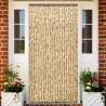 Insect Curtain Beige and Brown 100x220 cm Chenille Colour beige and brown Size 100 x 220 cm 