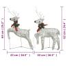 Gold Christmas Reindeers - 40 LED Light Decoration