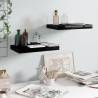 Floating Wall Shelves 2 pcs High Gloss Black 40x23x3.8 cm MDF Colour high gloss black Size 40 x 23 x 3.8 cm Quantity in Package 2 Number of Pieces 1 