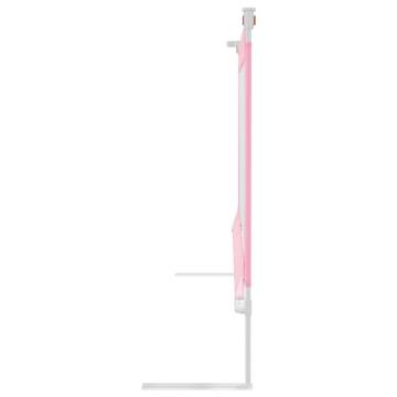 Toddler Safety Bed Rail Pink - 190x25 cm Durable Fabric