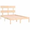 Solid Wood Bed Frame 120x200 cm - Timeless Design