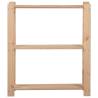 3-Tier Storage Rack - Solid Pinewood | Hipomarket UK